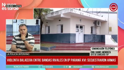 Balacera en barrio Paraná XVI: un adolescente fue señalado como el autor de los disparos